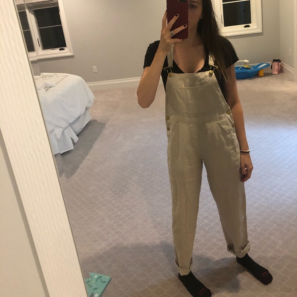 Weworewhat linen overalls